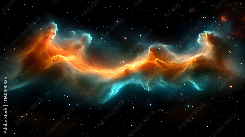 Cosmic Cloudscape: Nebulae Dance Across the Starry Canvas, a Breathtaking Display of Celestial Colors Cosmic Cloudscape: Nebulae Dance Across the Starry Canvas, a Breathtaking Display of Celestial Colors