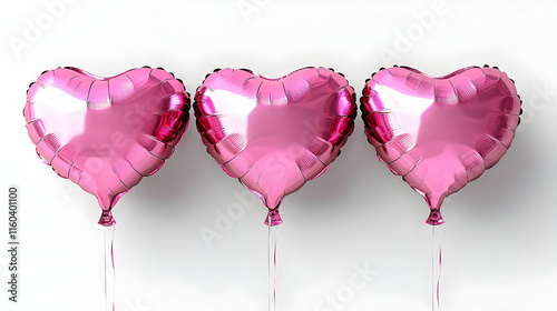 Pink Heart Balloons Float G...