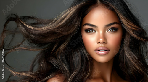 Hair Beauty, Styling: Flowi...