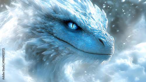 Ice Dragon Breathes Frost i...