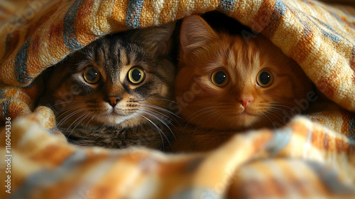 Cute Cats Play Hide and See...