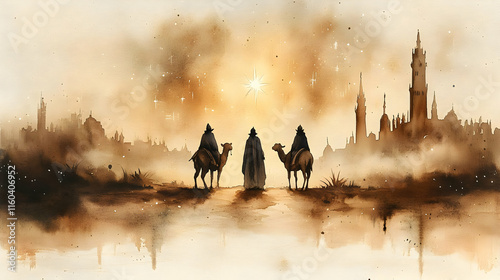 Camel Riders Journey Toward...
