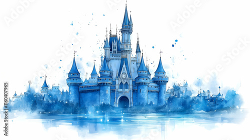 Majestic Castle Reflects in...