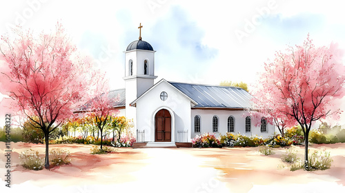 Chapel Stands Serenely Amid...