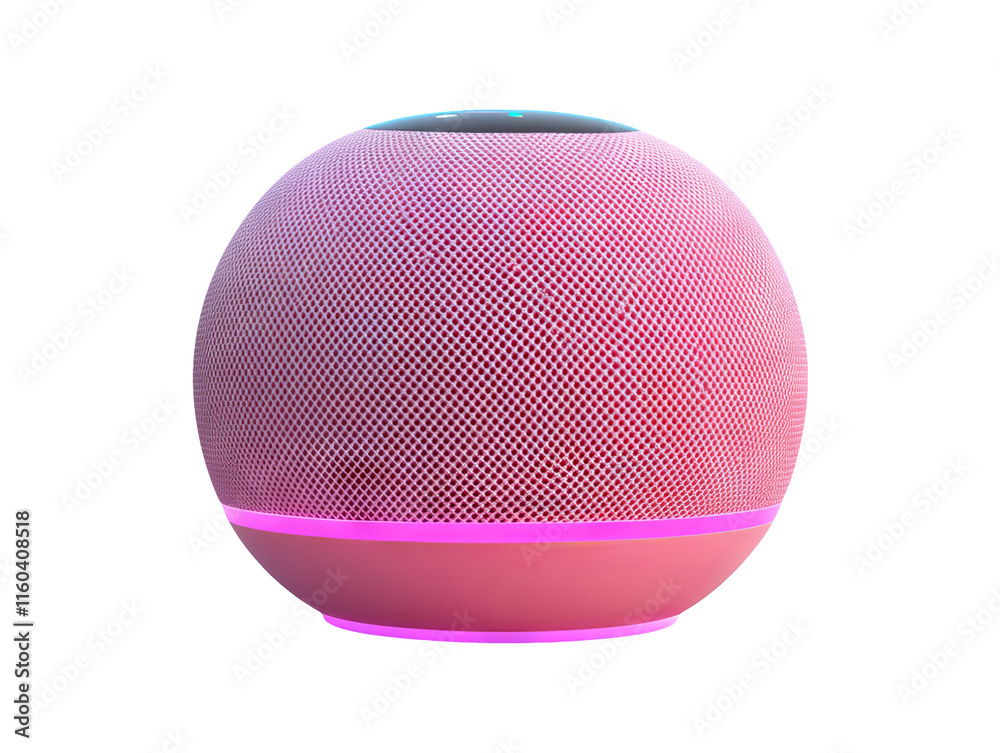 Modern Smart Speaker with Integrated Voice Assistant Design