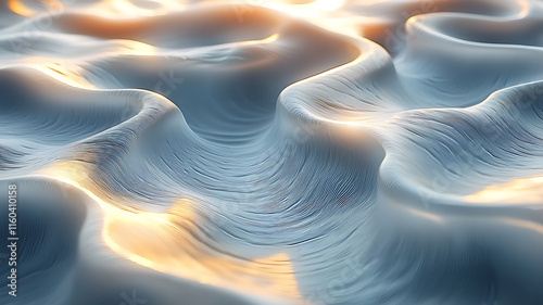Abstract Wave Texture Background: Flowing Artistic Design