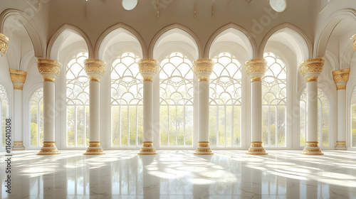 Grand Hall Illuminates Marb...