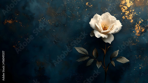White Rose Blooms Beautiful...