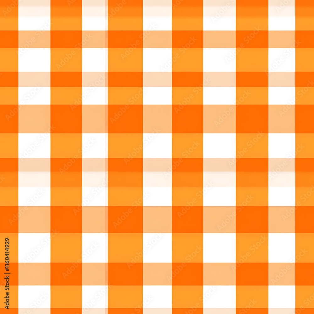 Bright Orange Seamless Picnic Blanket Pattern for Summer Enjoyment Bright Orange Seamless Picnic Blanket Pattern for Summer Enjoyment