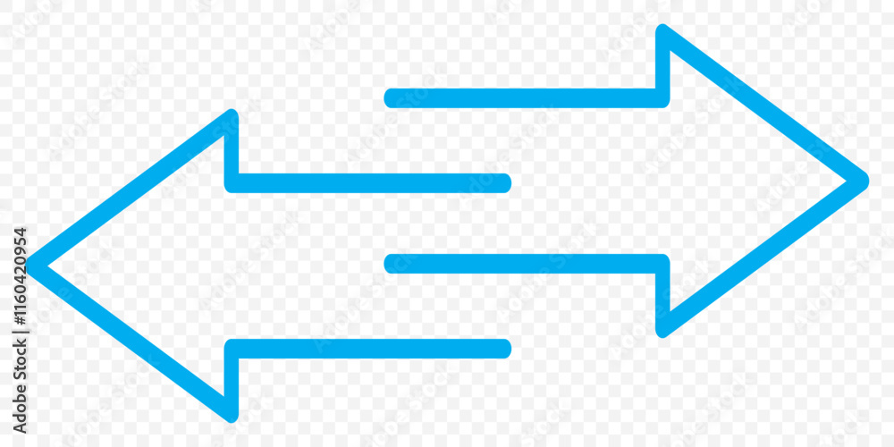 Transfer arrows icon. Data transfer vector icon. Recycling sign. Arrow to left and right symbol for your web site design, logo. Vector illustration. eps 10. Transfer arrows icon. Data transfer vector icon. Recycling sign. Arrow to left and right symbol for your web site design, logo. Vector illustration. eps 10.