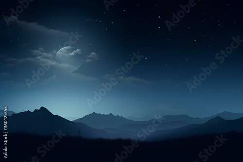 Wallpaper Mural landscape with mountains Torontodigital.ca