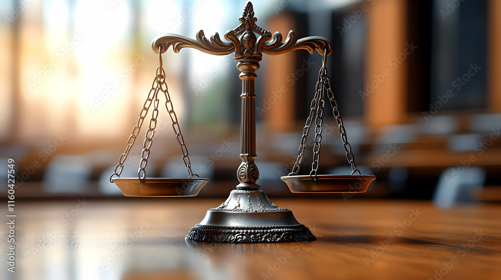 3D Illustration Scales of Justice, Law, Legal System, Courtroom, Justice System, Balance, Symbol, Measurement, Court, Judgment 3D Illustration Scales of Justice, Law, Legal System, Courtroom, Justice System, Balance, Symbol, Measurement, Court, Judgment