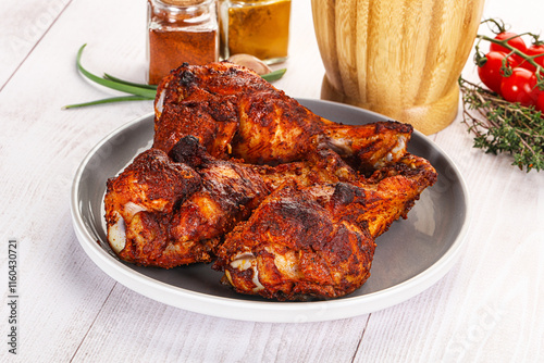 Indian tandoori turkey shoulder wing