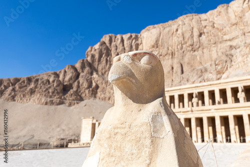 Mortuary Temple of Hatshepsut in the necropolis Deir el-Bahari of Thebes, Egypt, Luxor photo