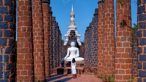 Ancient City Mueang Boran, buddha statue in Samut Prakan, Thailand photo