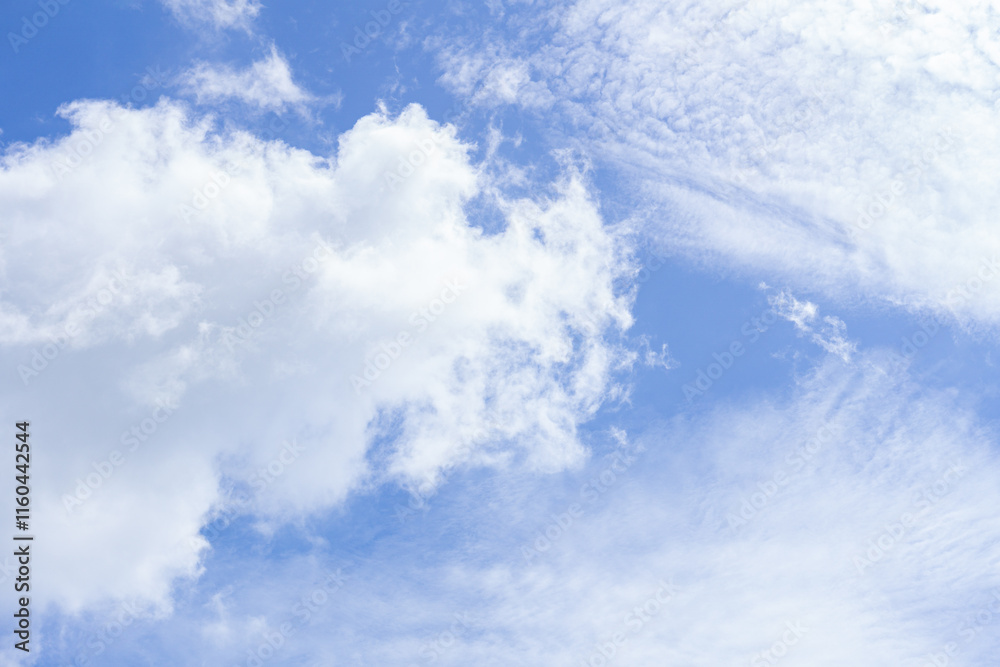 Summer blue sky cloud gradient light white background. Beauty cloud Summer blue sky cloud gradient light white background. Beauty cloud
