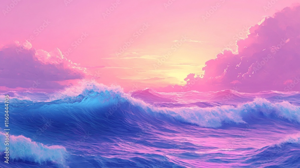 Obraz premium sunset in sea