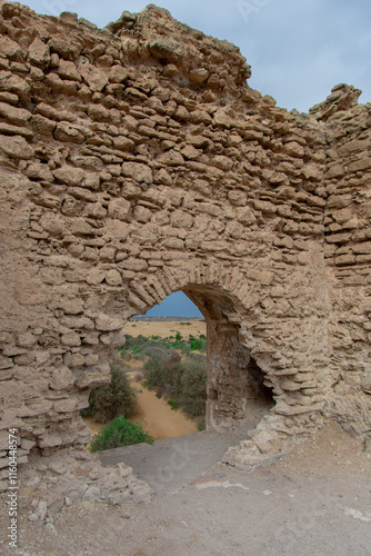 Ruin of the Sultan's palace near the town of Essaouira in Morocco
 photo