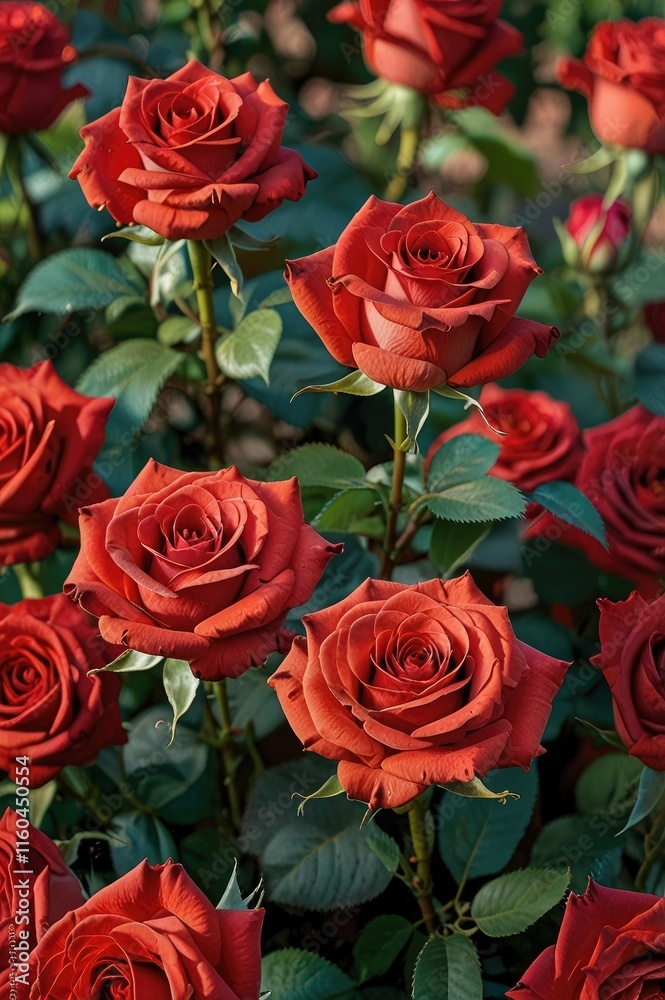 red wallpaper, Lush red roses blooming in a sunlit garden
red wallpaper, Lush red roses blooming in a sunlit garden