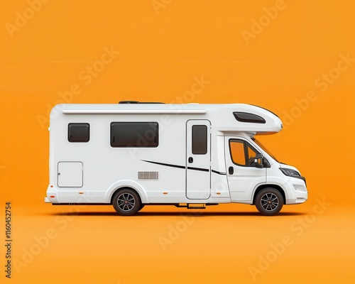 A sleek motorhome with a bold exterior design and highperformance engineering