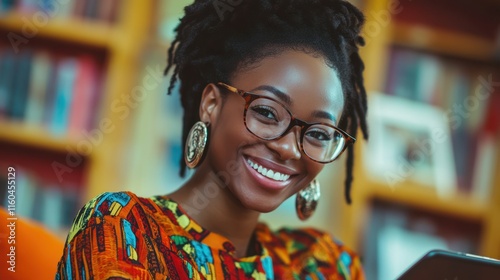 The Woman with Colorful Style
