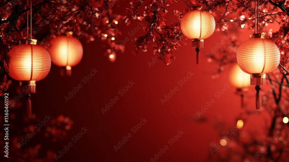 The concept of the Chinese New Year. copy space. Red background. The concept of the Chinese New Year. copy space. Red background.
