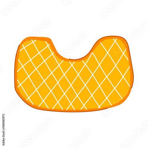 bibs burp cloths cartoon. reusable washable, cute stylish, gender neutral bibs burp cloths sign. isolated symbol vector illustration