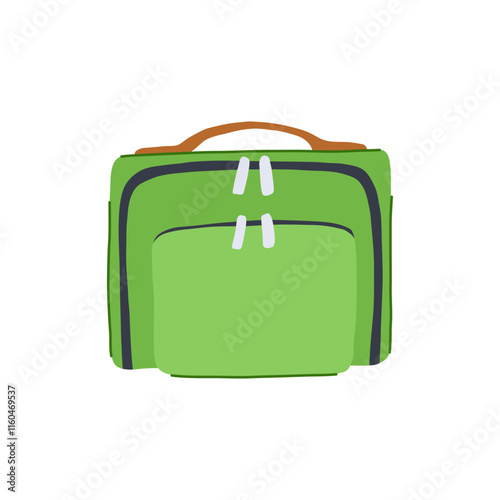 versatile diaper bag cartoon. durable designer, compact spacious, trendy unisex versatile diaper bag sign. isolated symbol vector illustration