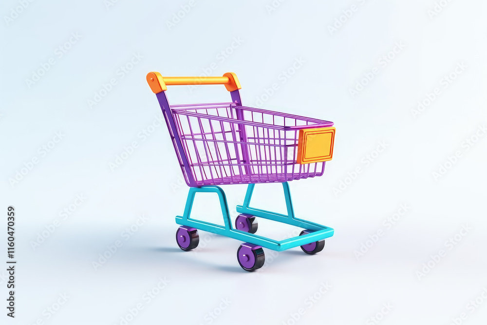 shopping cart isolated on white background shopping cart isolated on white background