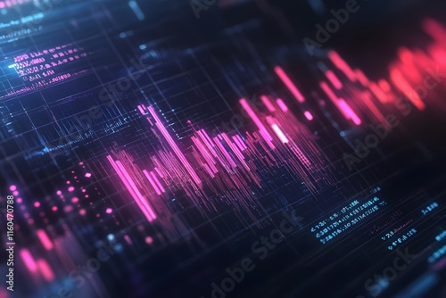 Wallpaper Mural Abstract Digital Data Visualization Illustration Torontodigital.ca