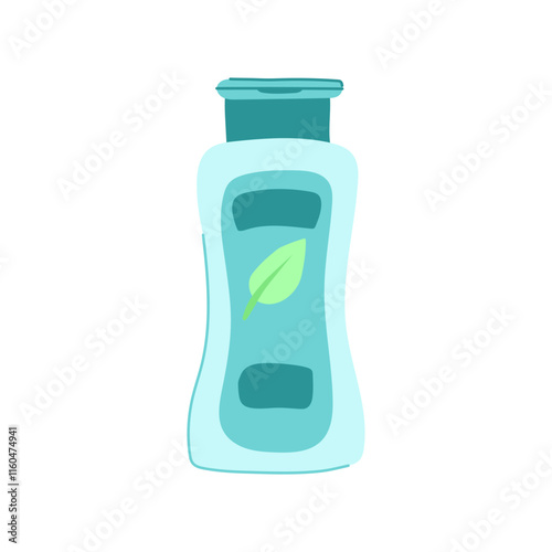organic lotion baby cartoon. fragrance free, soothing natural, nourishing soft organic lotion baby sign. isolated symbol vector illustration