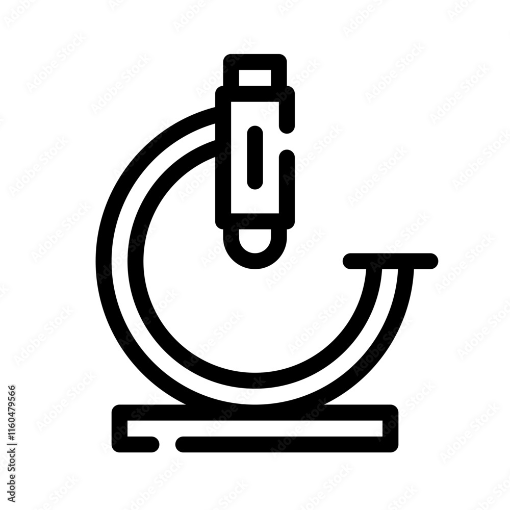 Icon Research Analysis With Style Outline Icon Research Analysis With Style Outline
