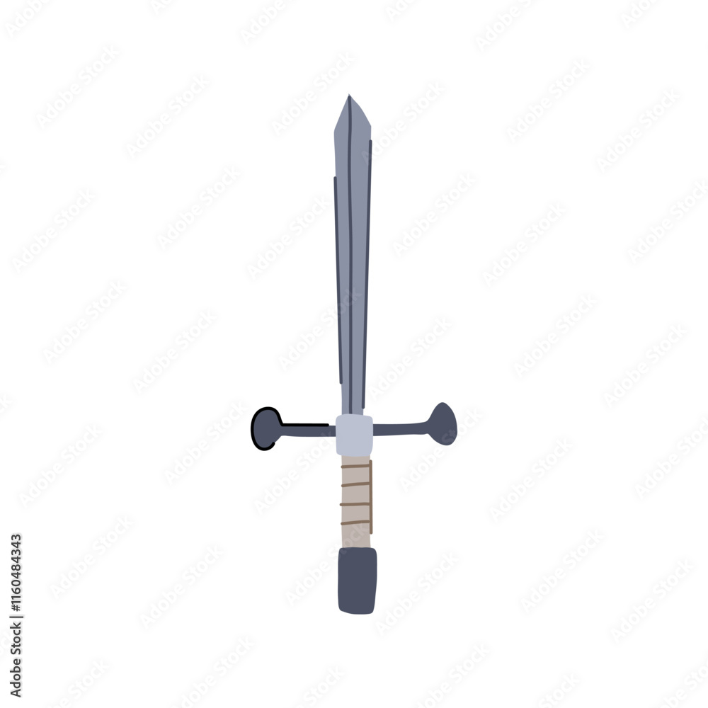 norse viking sword cartoon. raid shield, axe conquer, ship legend norse viking sword sign. isolated symbol vector illustration norse viking sword cartoon. raid shield, axe conquer, ship legend norse viking sword sign. isolated symbol vector illustration