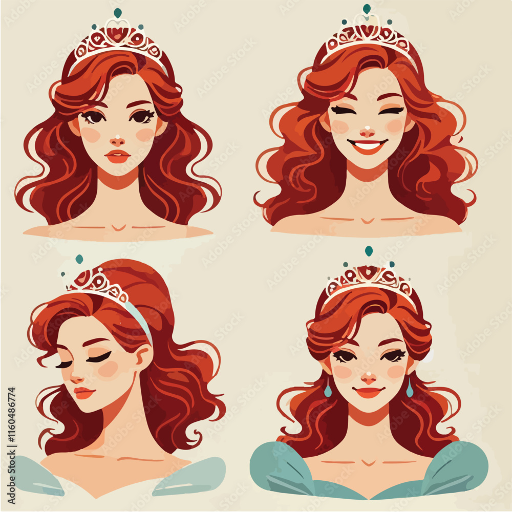 beautiful smiling cinderella wearing a crown beautiful smiling cinderella wearing a crown