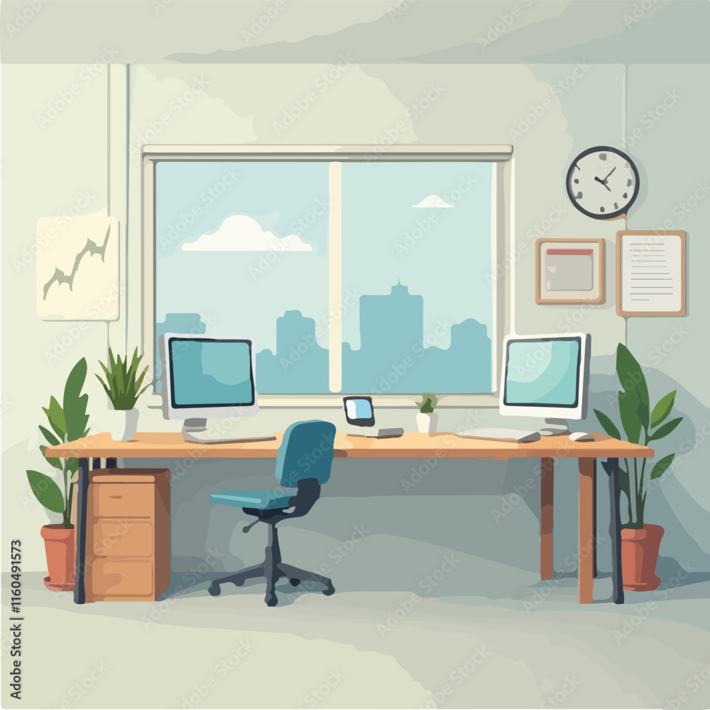 Computer Lab vector design, School Multimedia Illustration vector design Computer Lab vector design, School Multimedia Illustration vector design