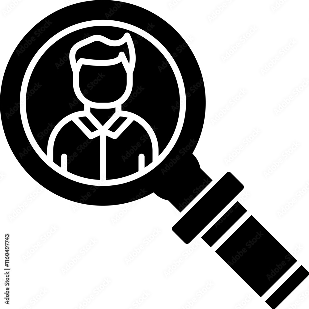 Obraz premium Magnifier Icon