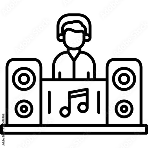 Dj Booth Icon