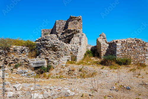 Miletus Archaeological Site near Didim city in Turkey photo