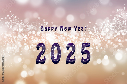 carte de vœux de l'année 2025 