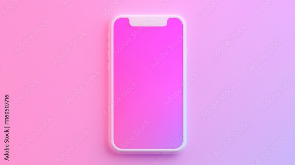 Stylish pink phone case on matching background, a modern accessory for mobile protection Stylish pink phone case on matching background, a modern accessory for mobile protection