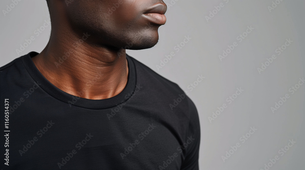 Male Blank T-Shirt Mockup Male Blank T-Shirt Mockup