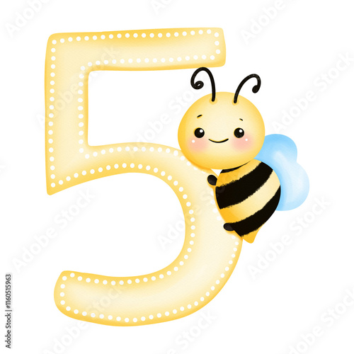 number 1-10 Three Bee