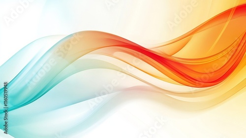 Beautiful Flowing Summer Color Abstract Background.