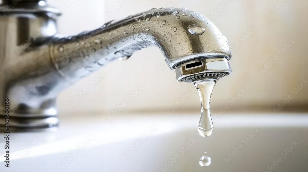 Close-up of a leaking faucet dripping water onto a white porcelain sink, highlighting the urgency of fixing a product issue. Close-up of a leaking faucet dripping water onto a white porcelain sink, highlighting the urgency of fixing a product issue.