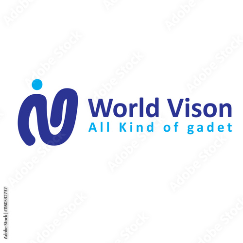 WV Letter Logo it Logo