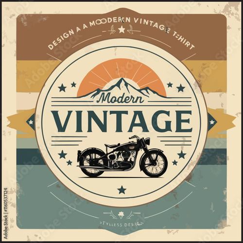 Modern Vintage T-shirt Design