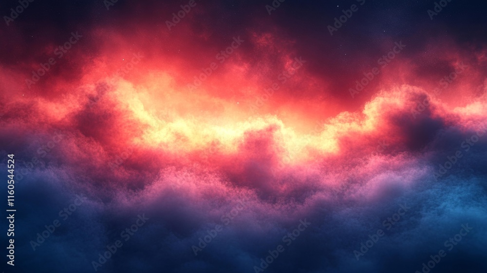 Abstract Red and Blue Gradient. Generative AI Abstract Red and Blue Gradient. Generative AI