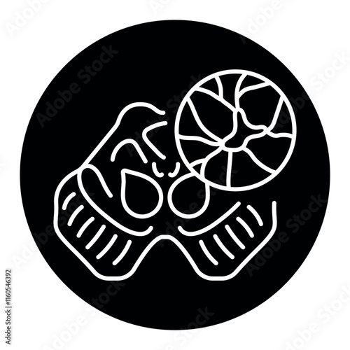 Parkinson's disease line black icon. Signs for web page, mobile app,