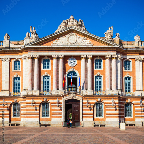 Obraz na płótnie Capitole or City Hall, Toulouse w salonie