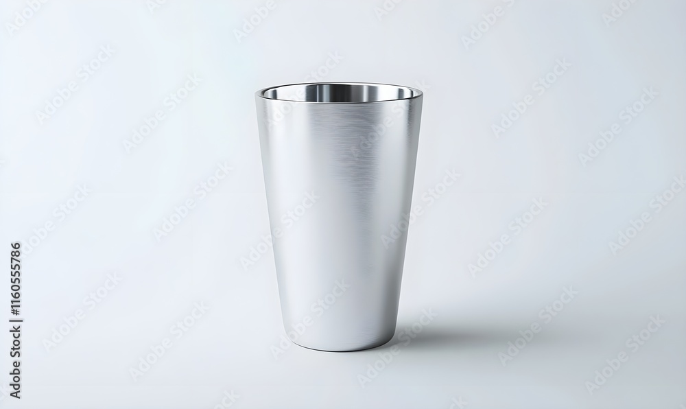 A sleek, minimalist white stainless steel tumbler with a matte finish, presented in a photo-realistic rendering on a white background A sleek, minimalist white stainless steel tumbler with a matte finish, presented in a photo-realistic rendering on a white background